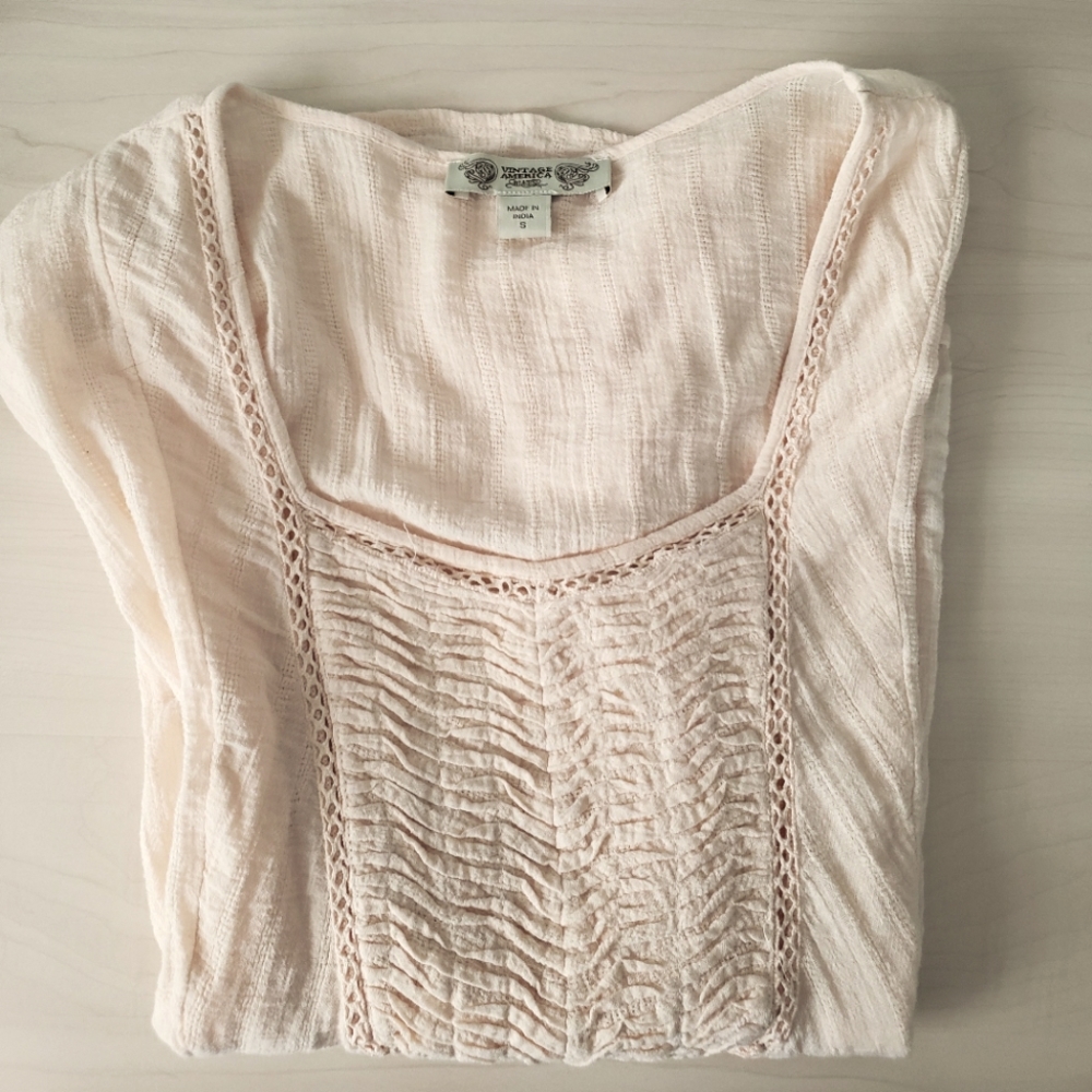 Light Pink Cotton Blouse